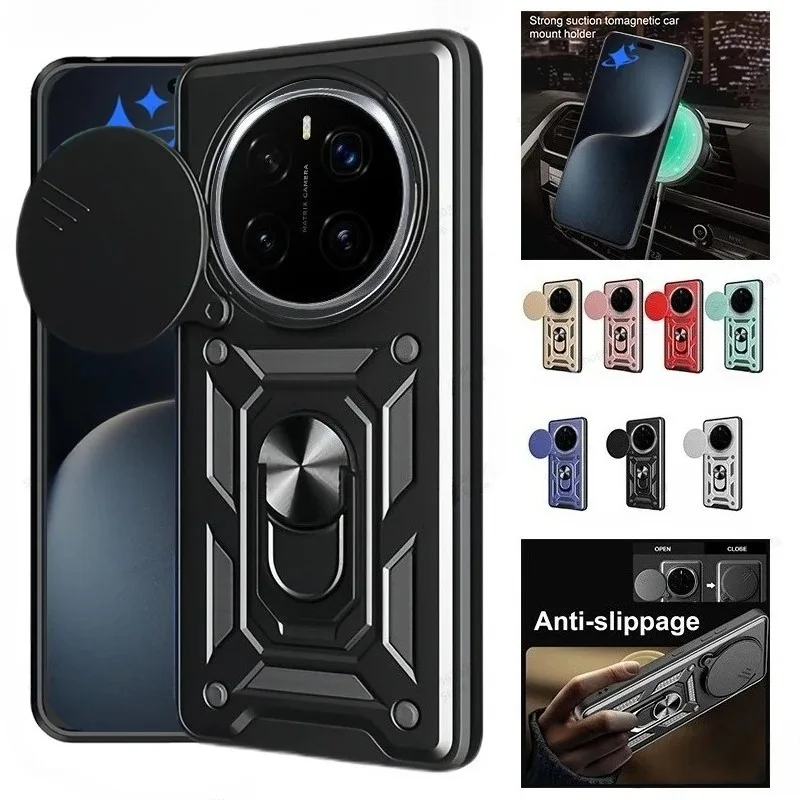 Military Armor Shockproof Case with Ring Stand Holder and Protective Cover
