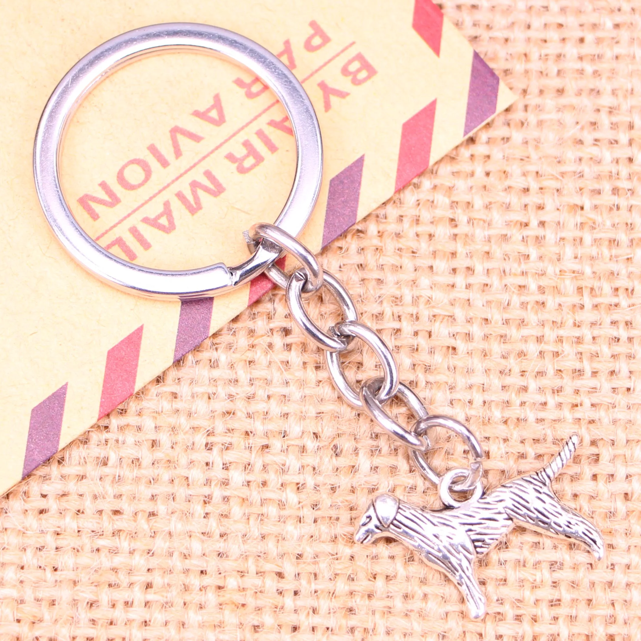 

20 шт., двусторонние подвески для автомобильных ключей, 23 х15 мм