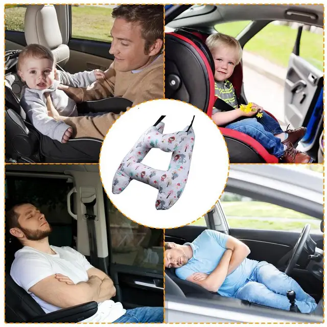 Cojin Cuello Viaje Niños Almohada Para Dormir En El Coche De Viaje