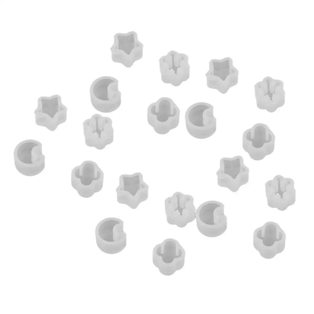 

20 Pieces Silicone Pendant Shape Pattern DIY Crafting Pendant