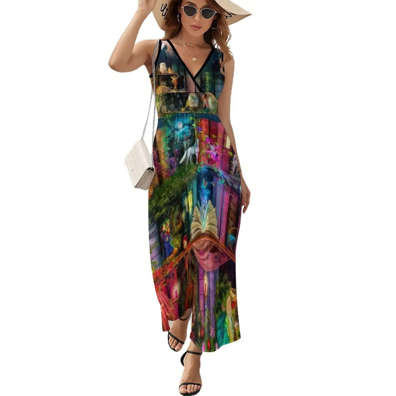 

Whimsy Trove - Treasure Hunt Sleeveless Dress summer women's dress 2023 dresses summer woman 2023