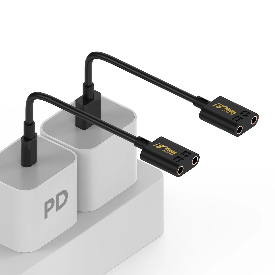 18종 USB-A/타입-C에서 4mm 바나나 플러그 데이터 케이블 20cm 전원 코드 휴대폰 충전 및 수리 도구에 적합