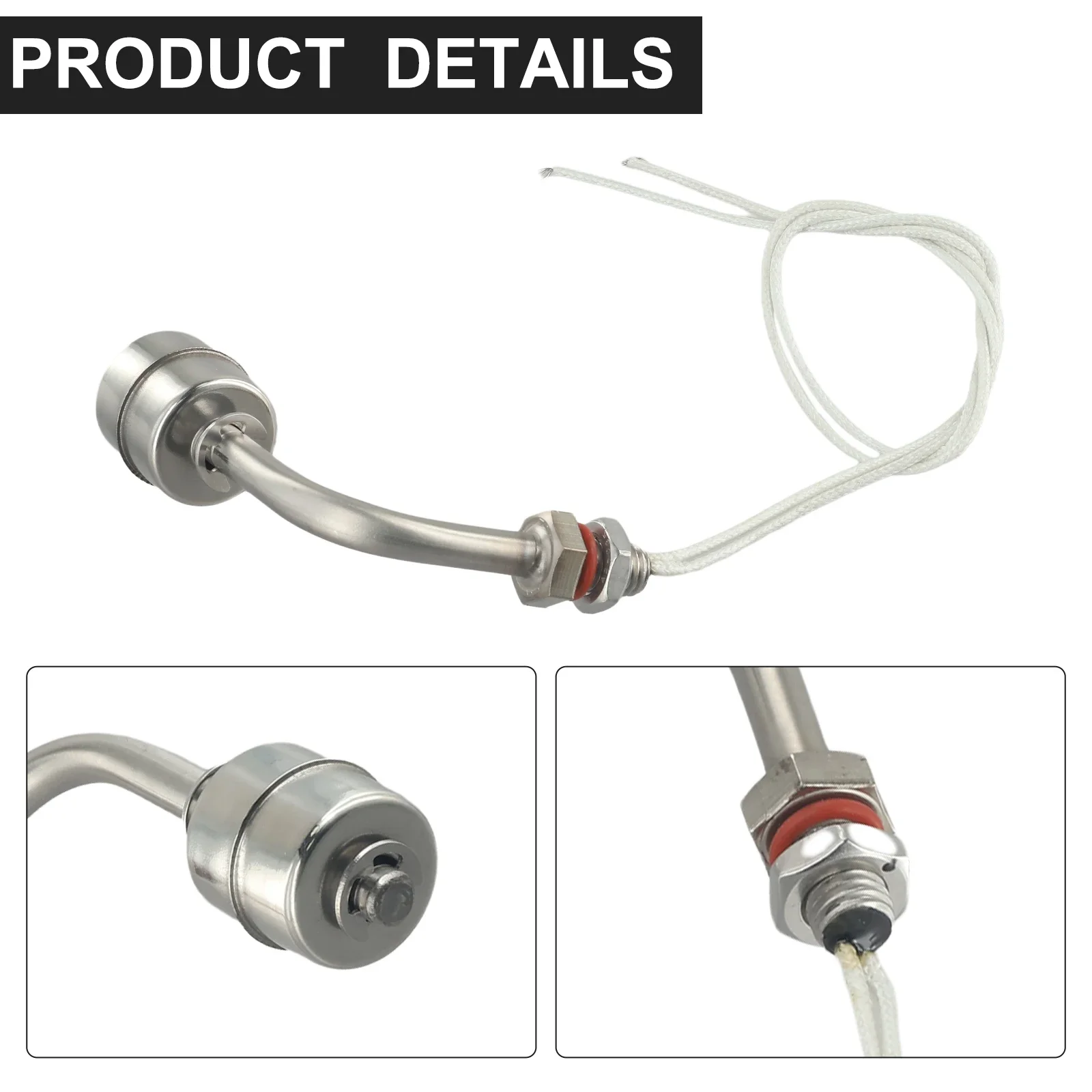 Float Switch Stainless Steel Water Tower Tank Liquid Water Level Controller Sensor L Type Level Sensor Float Switch