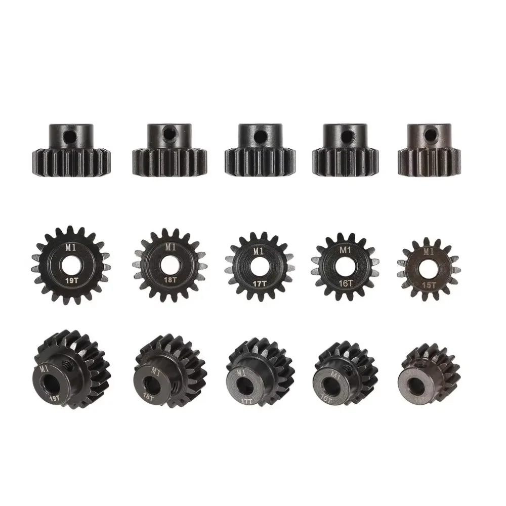 High-Performance Metal Motor Gear Pinion Set - Various Teeth Options for 5mm Shaft Motors
