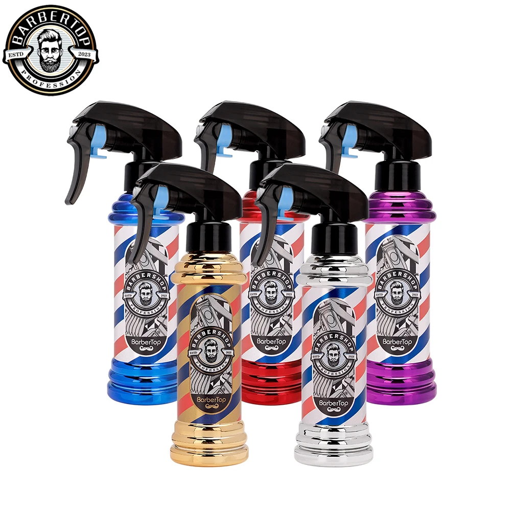 5Colour Plating Spray Bottle Salon Haircut Watering Speciality Barber Can Durable Bottles Stylist Hairdressing Tools