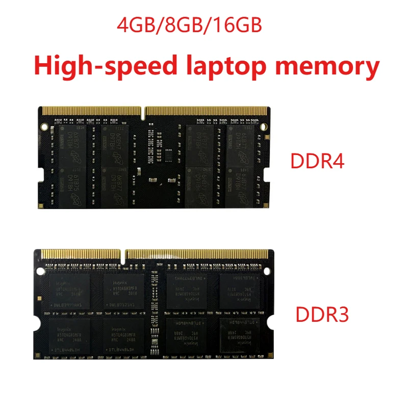 DDR3 DDR4 Laptop Memory For Intel CPU 4GB 8GB 16GB 3200mhz 2666mhz 2400mhz 2133mhz Ram Notebook High Performance Laptop Memory