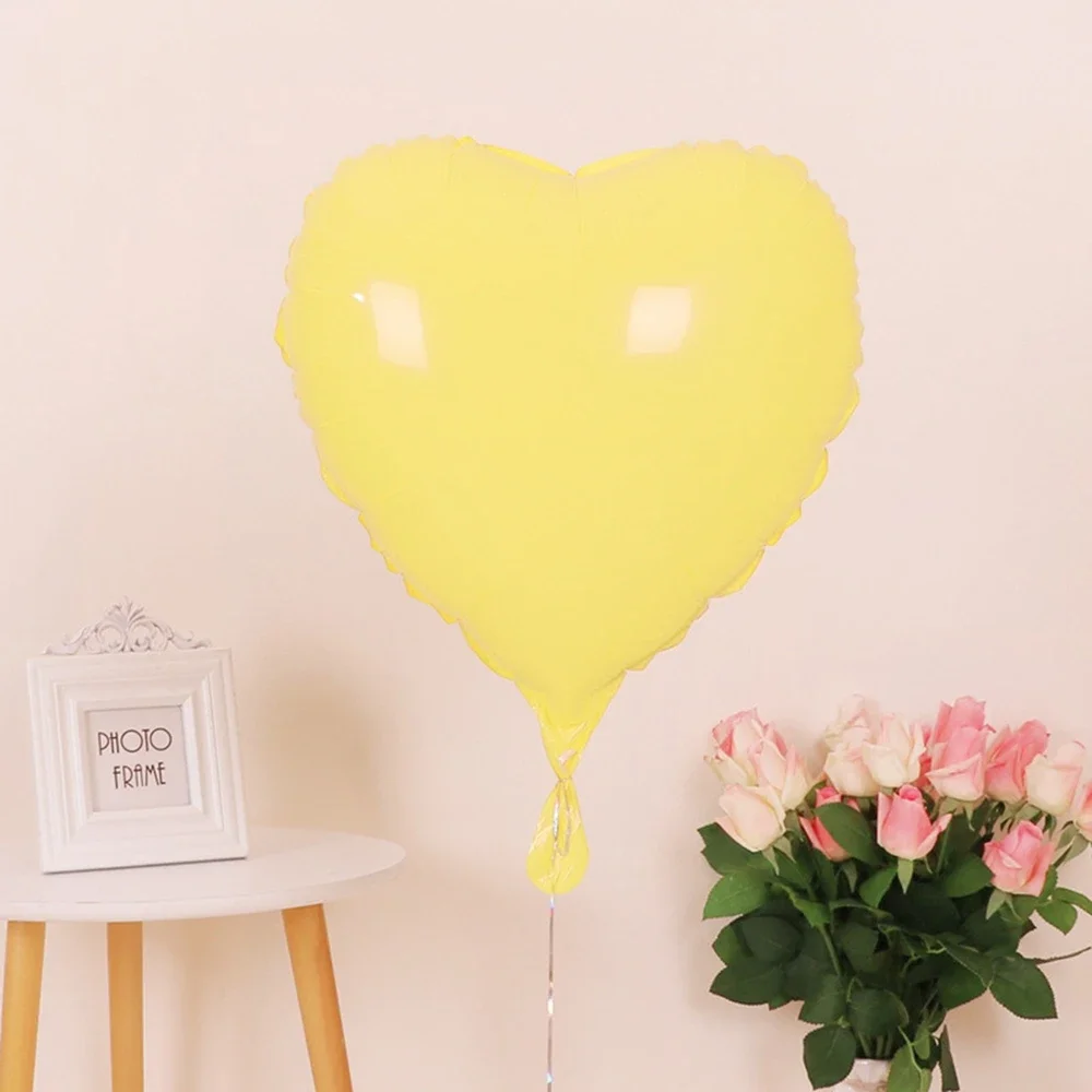 thumbnail image 1 of Globos inflables de helio con forma de corazón de oro rosa de 18 pulgadas, globos de decoración para fiestas de cumpleaños, bodas, suministros para baby shower, 1 of 5
