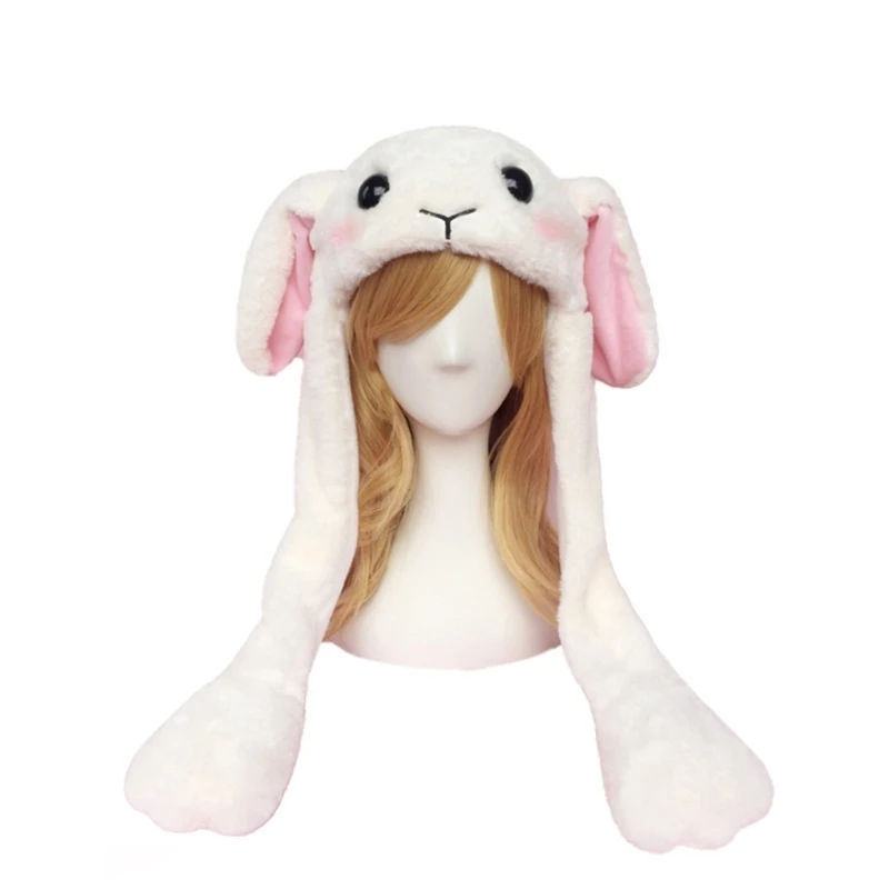 

BunnyEar Hat Ear Moving Rabbit Hat Plush Animal Hat Adult Theme Costume