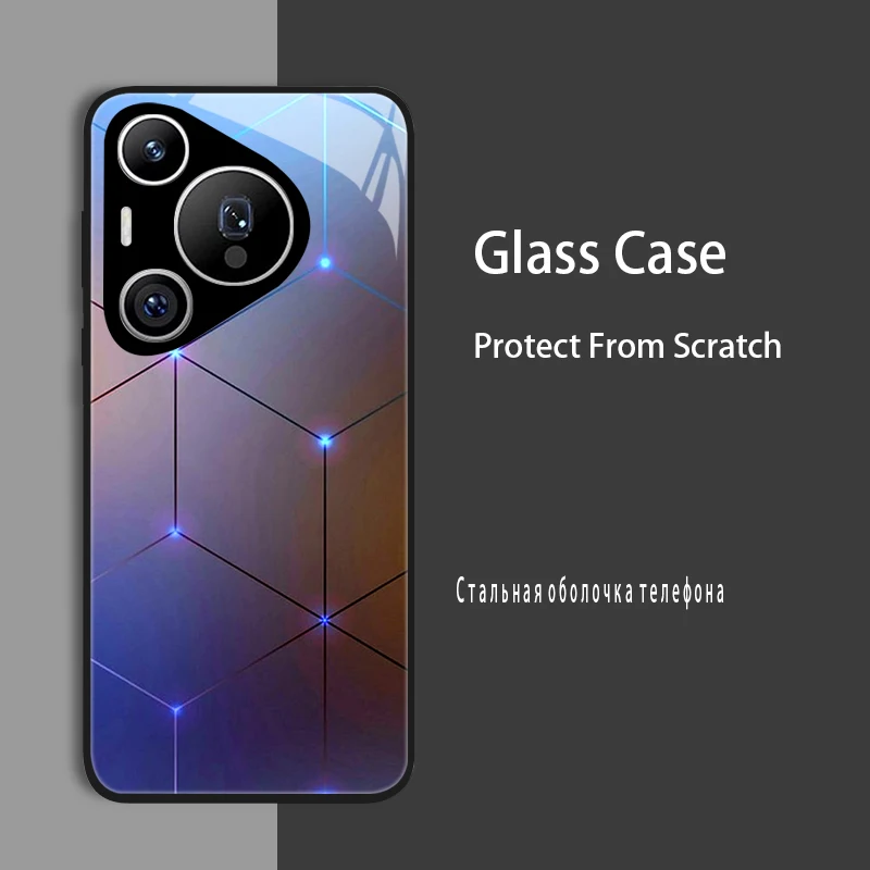 Enhanced Shockproof Tempered Glass Case Cover for Huawei Pura 70 Series