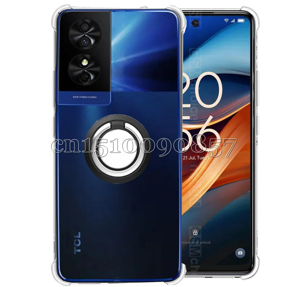 Supporto Per Anello Angoli Rinforzati Custodia Morbida In Tpu Cover Posteriore Antiurto Per Tcl 50 Se 501 50Se 505 Tcl 40 Nxtpaper 4G