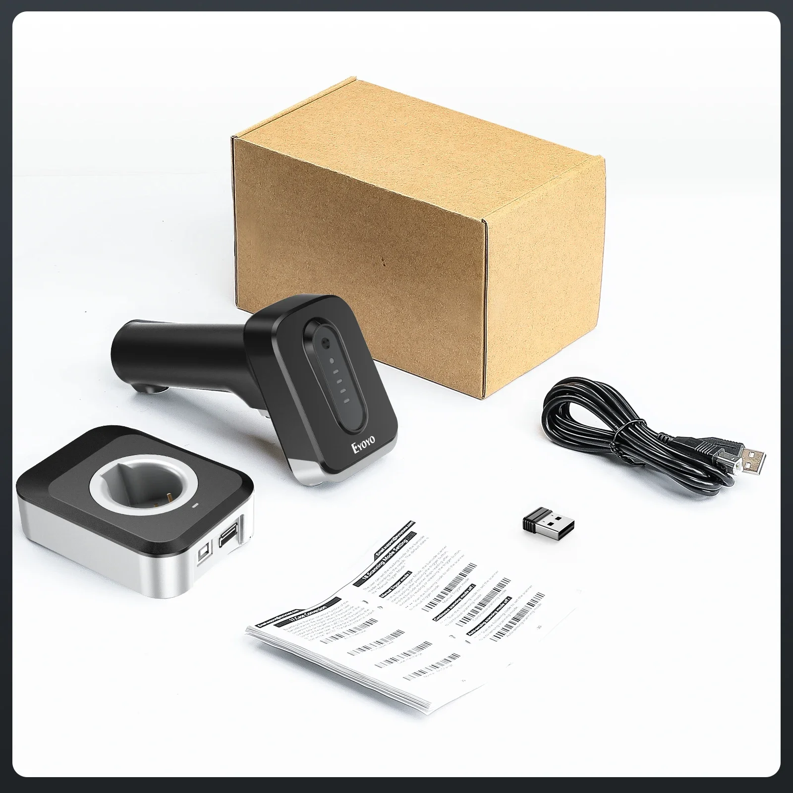 Contenu de l'emballage du scanner Eyoyo EY-029