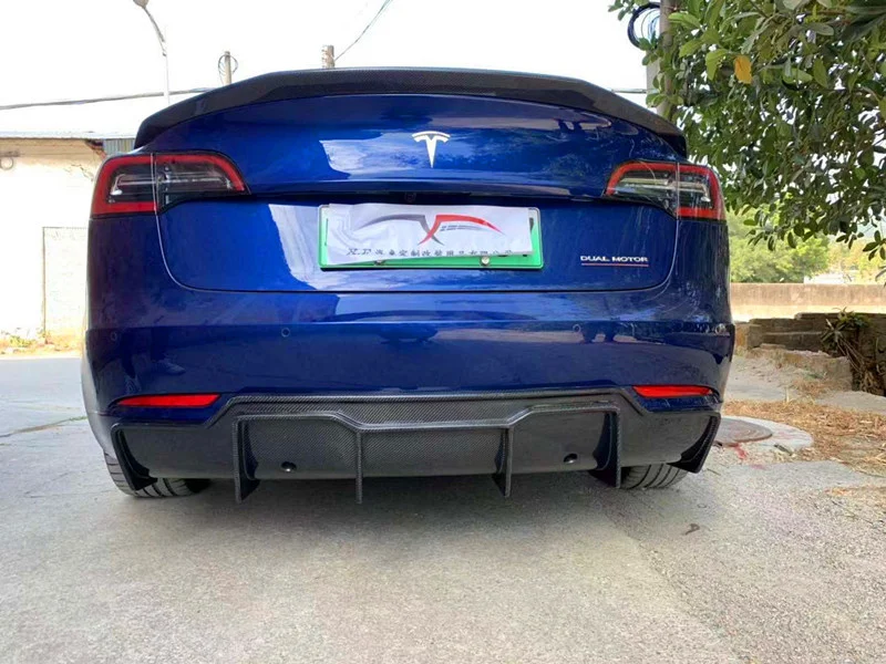 2022SuitableforCarbonModel3FiberFrontRearLipSideSkirtTail