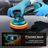 Electric Goddess Eccentric Vibrating Polishing 6 Speed Control Rotation Speed 2500-7000RPM Polished Power Tool Home DiY 3