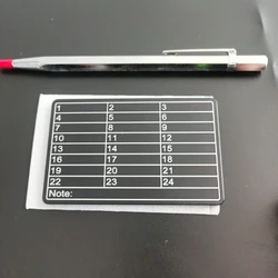 Premium Aluminum Alloy Cryptocurrency Codebook with Metal Marker Pen for Secure Password Storage (Black)