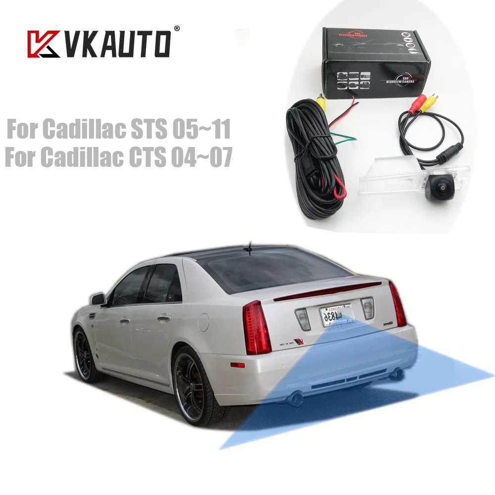 Камера заднего вида VKAUTO для Cadillac STS 2005 ~ 2011 CTS 2004 ~ 2007 CCD IP69