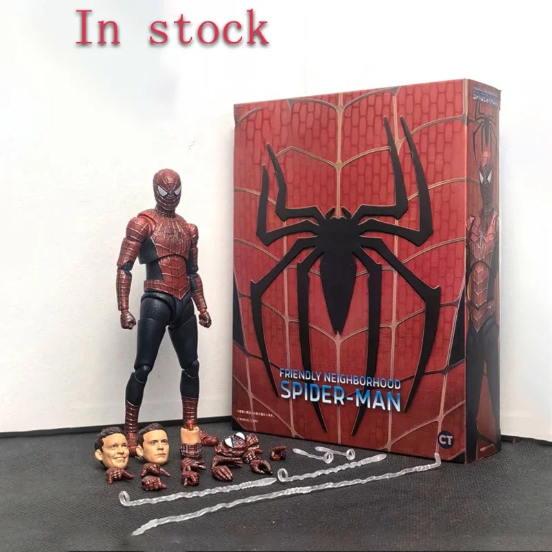 thumbnail image 1 of Figuras de anime de Marvel en existencia Figura de acción de Spiderman Miles Morales Figura de agente SHF Venom Increíble juguete de Spider-Man de Yamaguchi, 1 of 5