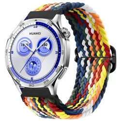 Premium Nylon Elastic Strap - 22mm/20mm - Versatile Wristband Bracelet for Galaxy 4-6-Classic (Camouflage)