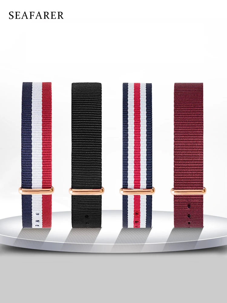 Premium Army Sports Nylon Wrist Strap - Waterproof Watchband