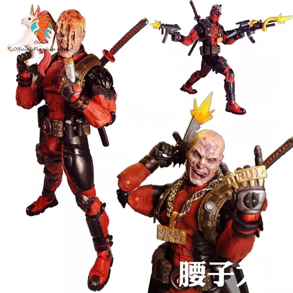 

Deadpool Deluxe Editionx-Men Avengers Action Figure Neca Anime Figure Halloween Pvc Room Decoration Christmas Gift For Kids Toys