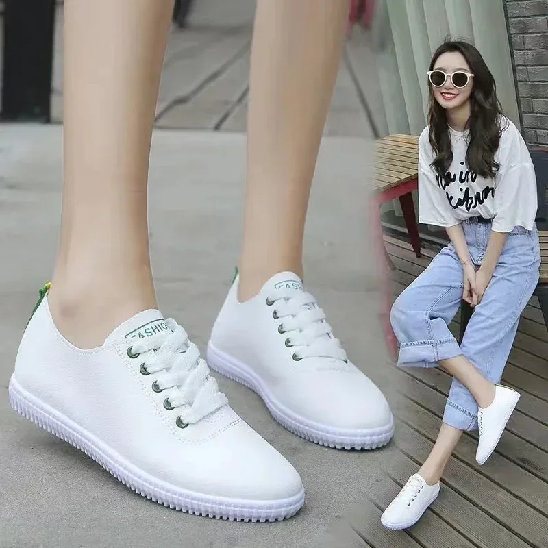 Women Shoes Summer 2024 Spring Women White Casual Shoes Breathable Flats Fashion Breathable Women Sneakers 4