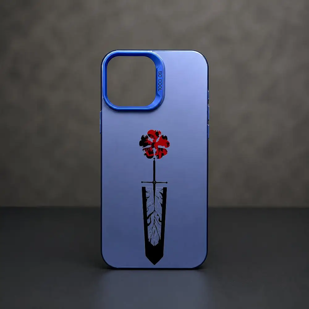 Black Clover Logo Shockproof Color Gradient TPU Phone Case