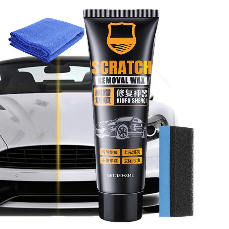 Car Scratch Repair Wax Scratch And Swirl Remover Multi-purpose 128ml Wax For Deep Car Paint Scratch Repair For Paint Scratches