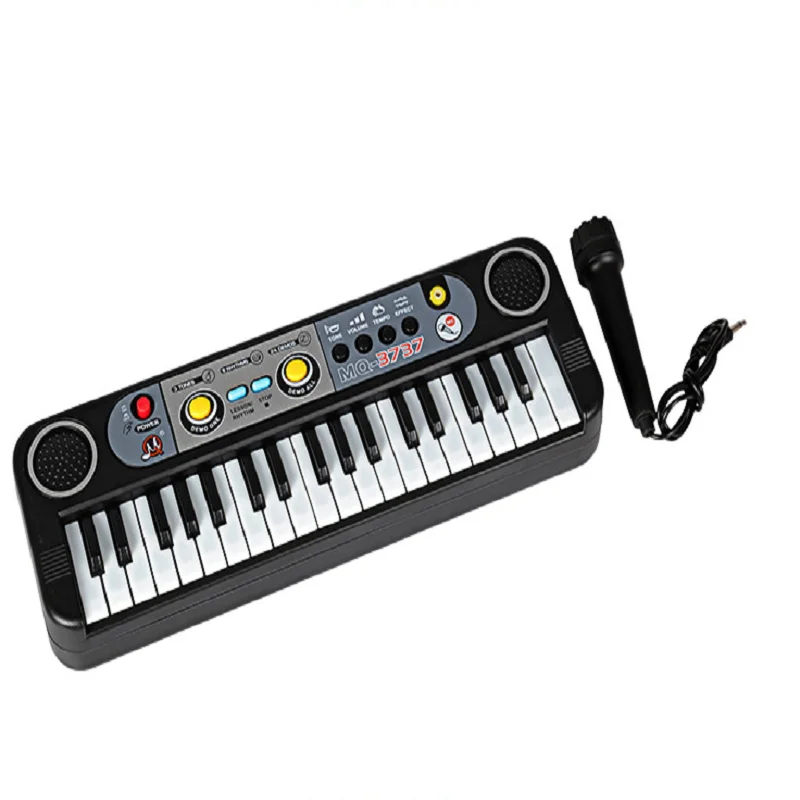 Children's Multi-functional Musical Piano with Microphone, Educational Toy, Enlightenment