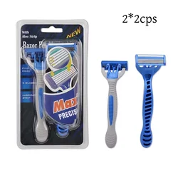 Advanced Men's Three-Layer Reusable Shaver with Imported Blades and Multi-Tool Head (6)