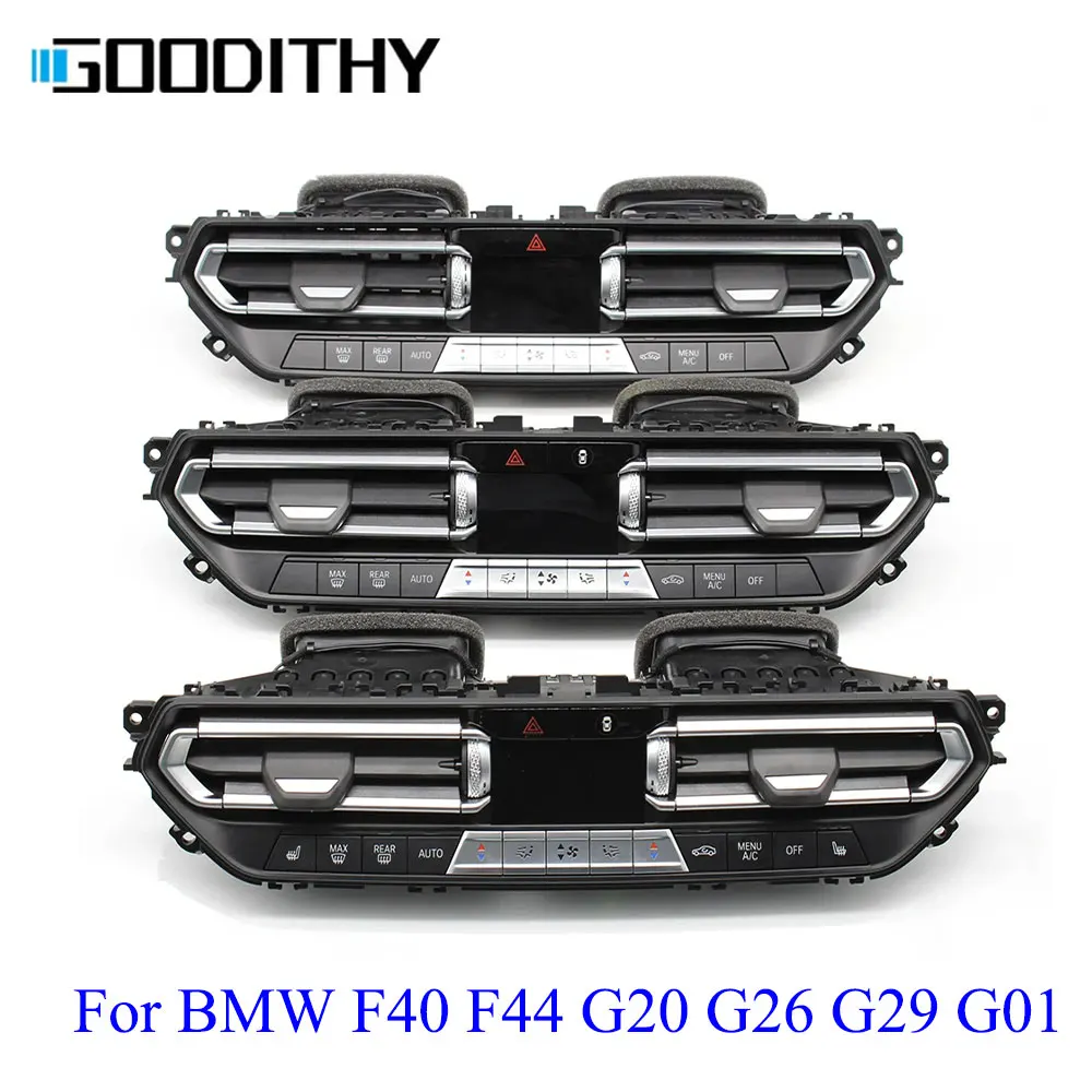 

Dash Center Air Conditioning Complete AC Vent Grille Outlet Assembly For BMW 2 3 4 Z4 X3 Series F40 F44 G20 G26 G28 G29 G01 G02