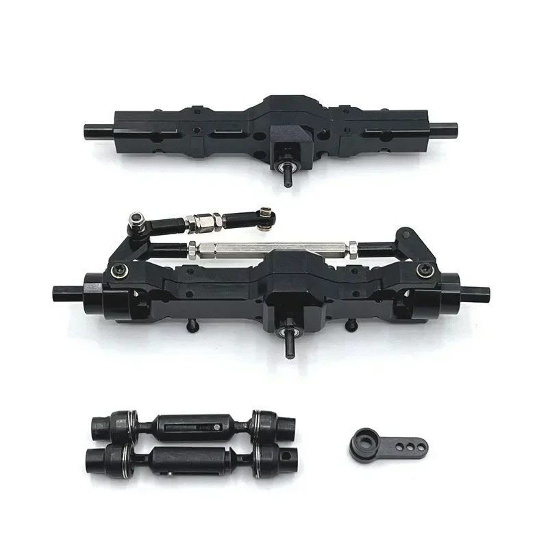 

WPL 1/10 C74 1/16 C14 C24 C34 C54 B14 B24 металлическая передняя задняя ось и сервопривод вала Комплект запчастей для радиоуправляемых автомобилей