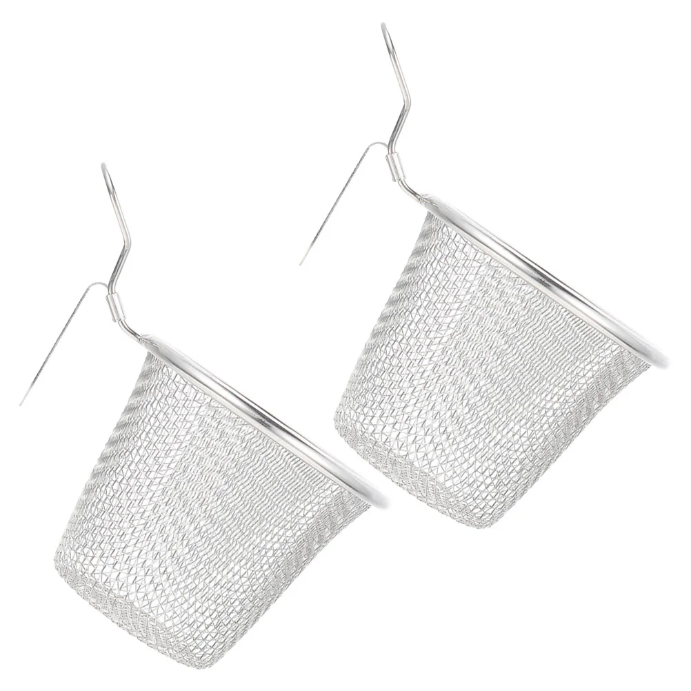

2pcs Pasta Filter Hot Pot Strainer Reusable Colander Basket Food Colander Household Filter Spoon