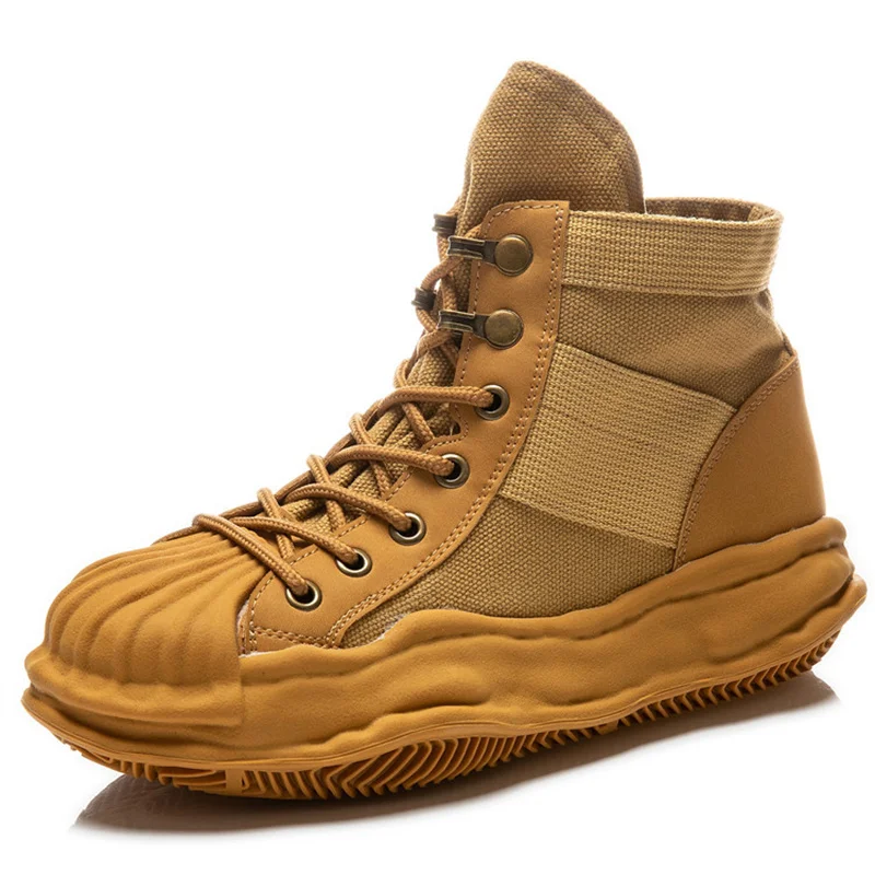 

Retro Round Toe Wedge Heel Ankle Boots Cross-tied Solid Color Short Booties Lace-up Hot Sell Fashion Women Shoes