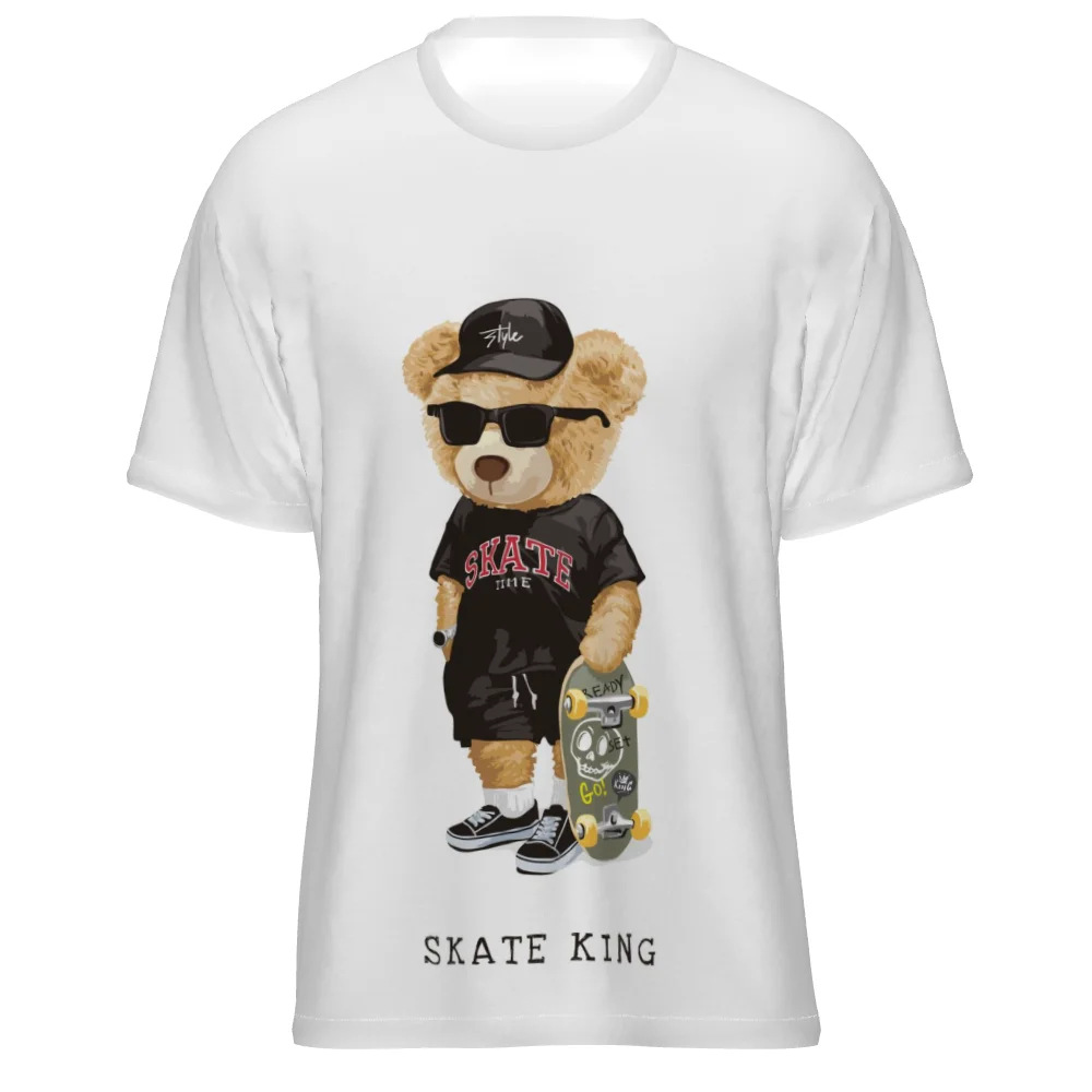 

Cute 3D Animal Cat Print Men Women T-Shirt Summer Tops Oversized T Shirt O Neck Short Sleeve Loose Casual Men Clothing 4XL Tees