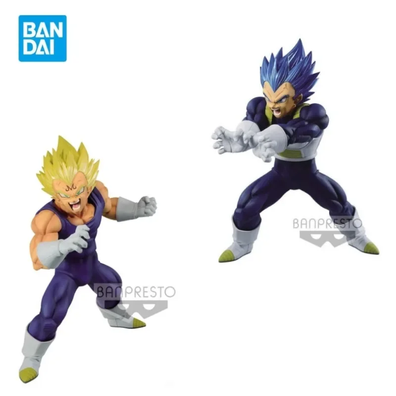 

Bandai Banpresto Dragon Ball MAXIMATIC Majin Vegeta Super Saiyan Blue Vegeta Plastic Action Figure Anime Model Toys Gifts