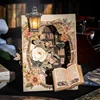 Journal GO 100pcs Wondering Time Material Paper for Collage Junk Journal Scrapbooking Diary Card Craft Decor Background Paper 4
