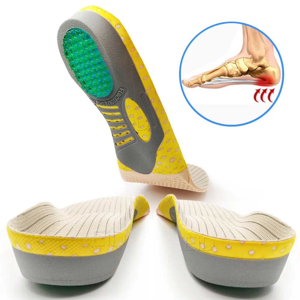 Orthopedic Insoles Orthotics Flat Foot Health Sole Pad Shoes Insert Arch Support Plantar fasciitis Feet Care