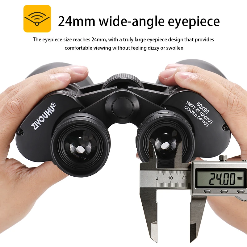 ZIYOUHU CX750C 쌍안경 일상 방수 콘서트용 고배율 초고화질 야외 전문 캠핑 및 등산용