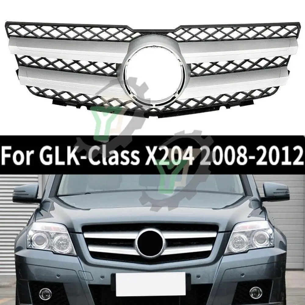 

Front Bumper Grille Upper Racing Grill For Mercedes Benz GLK Class X204 GLK220 GLK250 GLK300 GLK350 2008 2009 2010 2011 2012