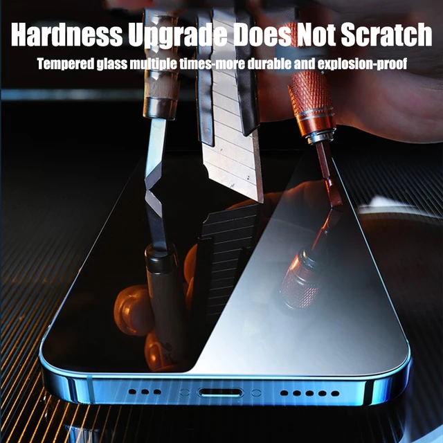 4PCS Verre Trempé pour iPhone 11 12 13 14 15 Pro XR X XS Max Protecteur D'écran sur pour iPhone 12 13 Mini 7 8 6 Plus SE Verre 3