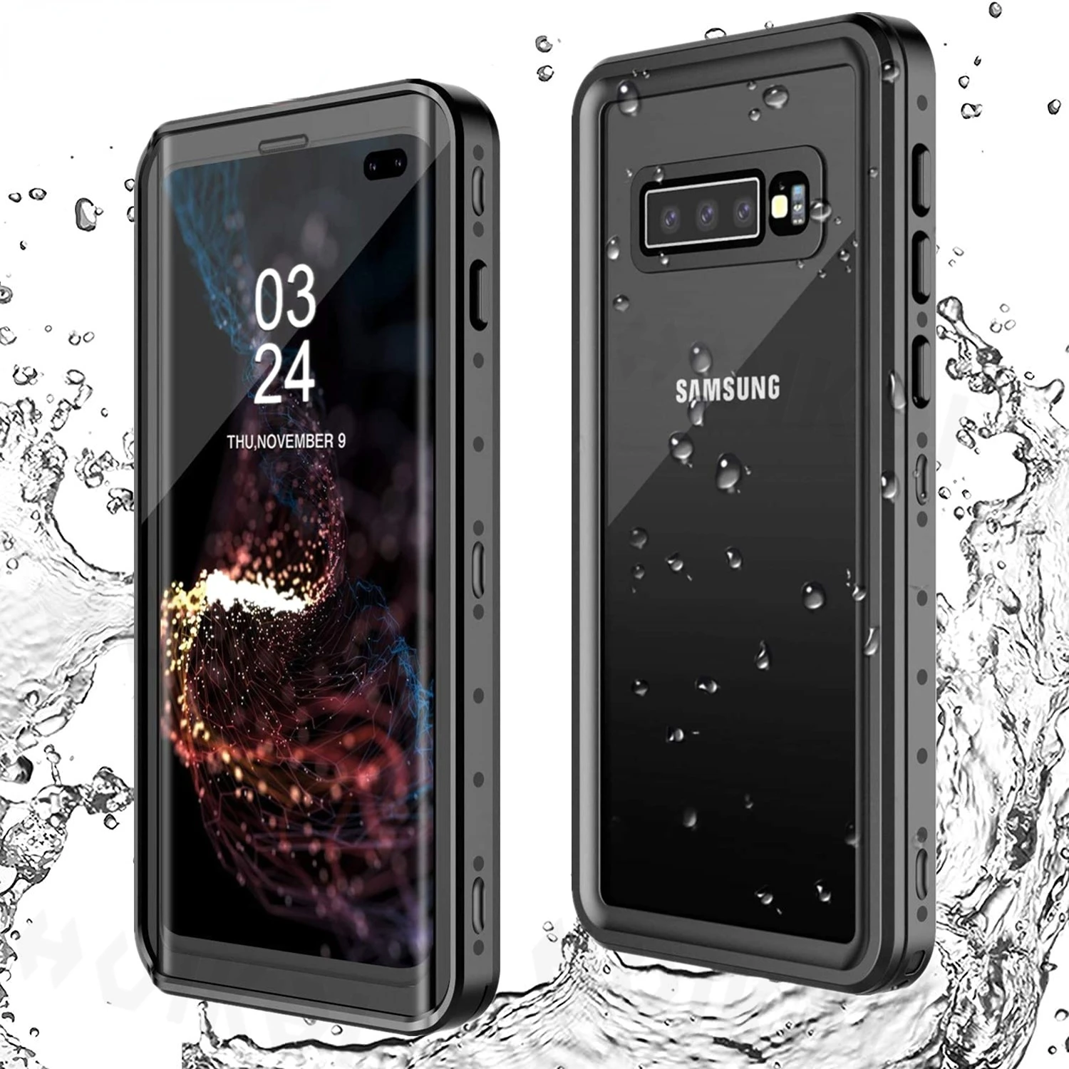 Custodia Impermeabile Per Samsung Galaxy S23 S21 S10 Plus A53 A13 A52S S22Ultra S20 Fe S21 Full Body Heavy Duty Clear Rugged Ip68 Cove