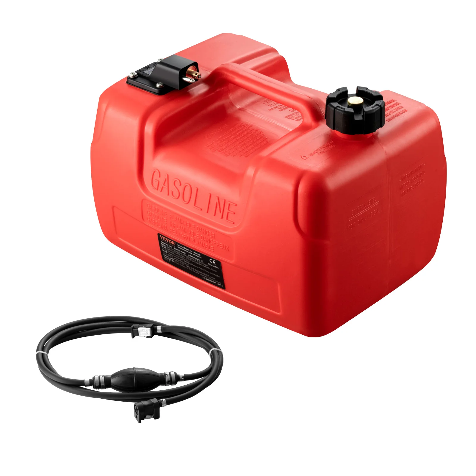 3Gal/12L Fuel Tank Petrol Can Motorcycle Accessories Spare Container For Yacht Fishing Deck Boat