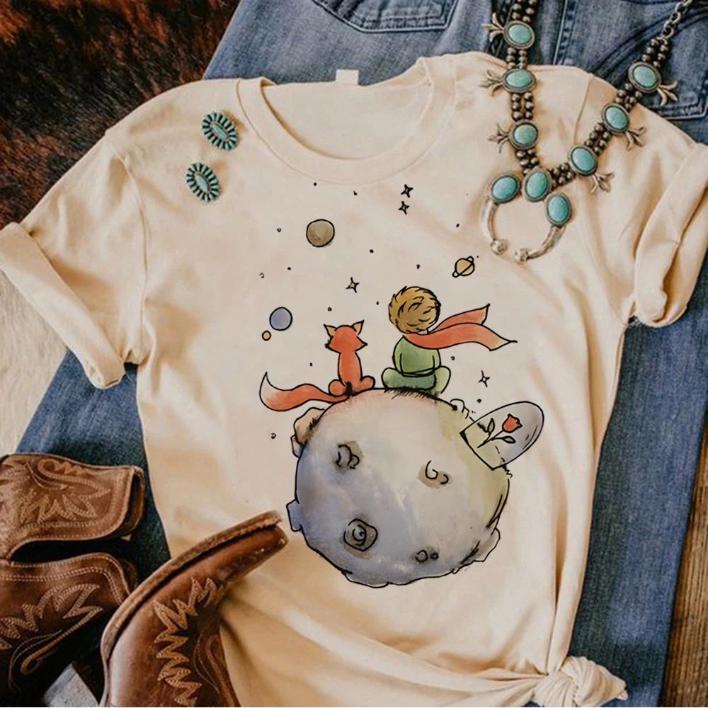 

the Little Prince t shirt women graphic Japanese streetwear tshirt female anime manga clothing