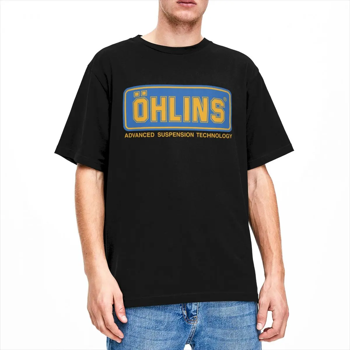Ohlins Shock Suspension Car Moto Sport Racing Abbigliamento Camicie Uomo Donna Novità 100% Cotone Nuovo Arrivo Abbigliamento