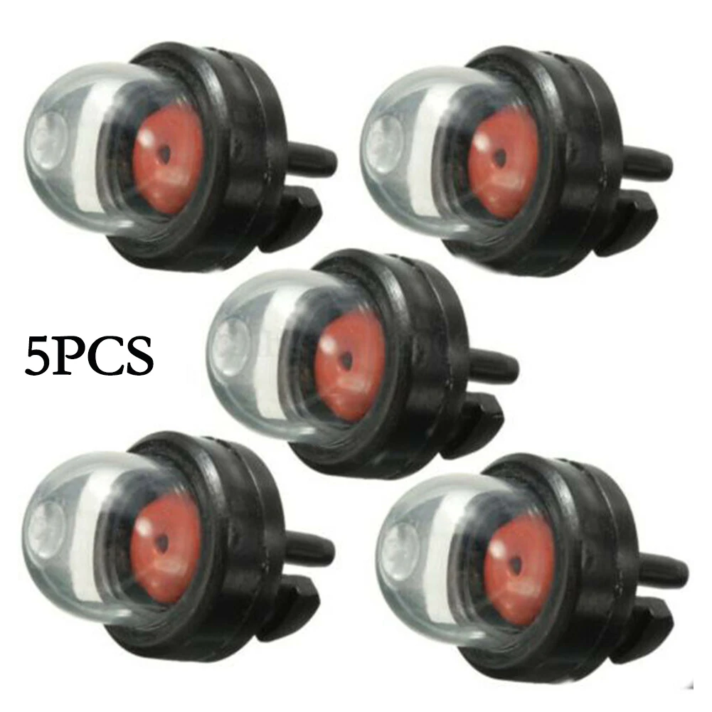 

Garden Primer Bulb Chainsaw Parts Plastic Primer Fuel Bulb String Trimmers 3.5cm X 2.14cm Accessories Black+Clear