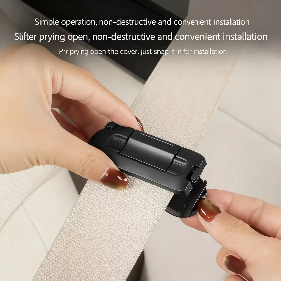 New Adjustable Car Safety Seat Belts Holder Auto Safety Belt Clips Seat Belt Stop Adjustment Clips Car Retention