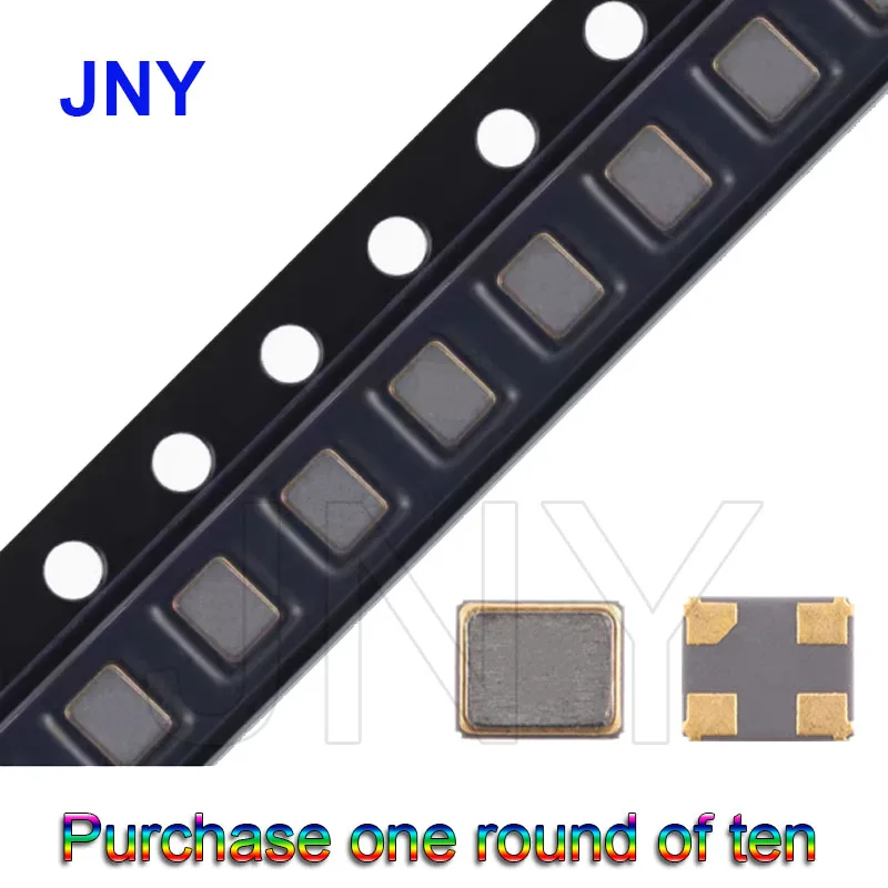 10PCS SMD SMD-4P 16.384MHz 9PF passive crystal heat high -precision ceramic surface installation oscillator original