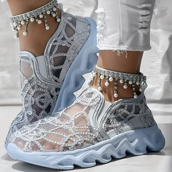 Flash Mesh Casual Sneakers Woman Fashion Sports Shoes 1