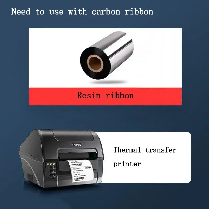 transfer-resin-brushed-pet-ribbon-1roll-waterproof-sticker-thermal-label-print-stickers-self-adhesive-with-gold-barcode-printer