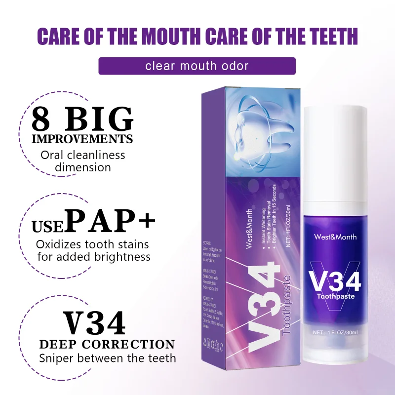 Best Sale Teeth Cleansing Whitening Mousse Removes Stains Teeth