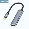 Type-C to USBC Female OTG 3.5mm Jack USB3.1 2.0 10Gbps PD100W Fast Charge Adapter HUB for Macbook iPad Samsung Steam Deck Switch 1